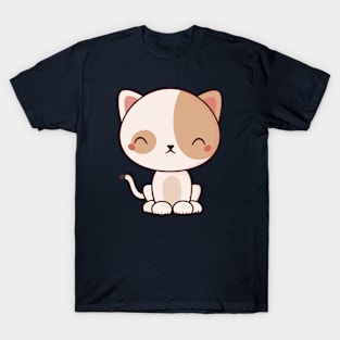 Kawaii Cute Kitten Cat T-Shirt